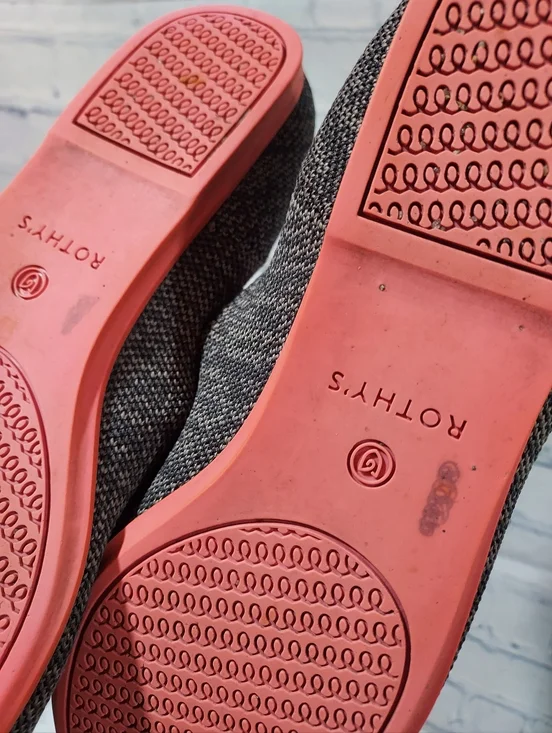 Rothy's Womens Ballet Flats 8W Minimalist City Preppy Office Attire - Picture 3 of 7